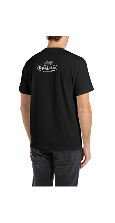 レギュラーフィット ヘビーコットンジャージーポケTシャツ 詳細画像 ブラック 2